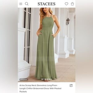 Sage Bridesmaids Dress